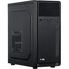 PORTE skříň MidT B31 / Middle tower / bez zdroje / 2x USB 2.0 / černá