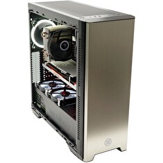 MICRONICS skříň MASTER T4000/ bez zdroje/ ATX/ 1x USB3.0/ 2x USB2.0/ boční sklo/ přední ALU/ černá