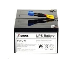 Baterie - FUKAWA FWU-6 náhradní baterie za RBC6 (2ks 12V/12Ah, Faston 250)