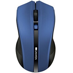 CANYON myš optická bezdrátová MW-5, nastavitelné rozlišení 800/1200/1600 dpi, 4 tl, USB reciever, modrá