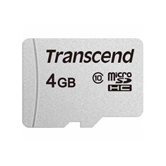 TRANSCEND MicroSDHC karta 4GB 300S, Class 10, bez adaptéru