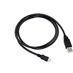 C-TECH Kabel USB 2.0 AM/Micro, 0,5m, černý