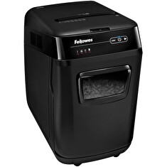 FELLOWES skartovač AutoMax 200 C/ křížový řez 4x38 mm/ objem koše 32 l/ certifikát NBÚ/ stupeň utajení P-4 (důvěrné)
