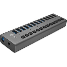 i-tec USB 3.0 nabíjecí HUB 13 Port + napájecí adaptér 60 W