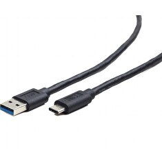 Gembird USB 3.0 AM to Type-C cable (AM/CM), 3m, black