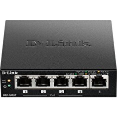 D-Link DGS-1005P 5x 10/100/1000 PoE+ Switch