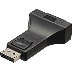 NEDIS adaptér DisplayPort/ zástrčka DisplayPort - zásuvka DVI-I 24+5p/ černý/ blistr