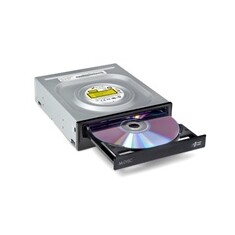 HITACHI LG - interní mechanika DVD-W/CD-RW/DVD±R/±RW/RAM/M-DISC GH24NSD5, 24x SATA, Black, bulk bez SW