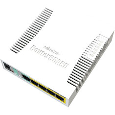 MikroTik managed Switch RB260GSP, 5x GbE PoE, SFP, SwOS, PSU (PoE budget 55W)