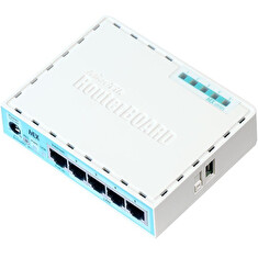 MikroTik RouterBOARD RB750Gr3 hEX, 2x 880 MHz, 256 MB RAM, 5x GbE, L4