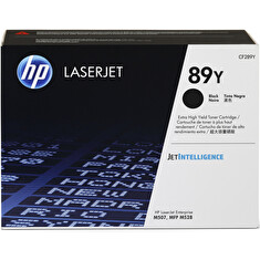 HP 89Y - Vysoká kapacita - černá - originál - LaserJet - kazeta s barvivem (CF289Y) - pro LaserJet Enterprise M507, MFP M528; LaserJet Enterprise Flow MFP M528