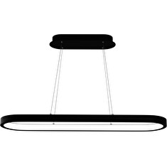 IMMAX NEO HIPODROMO SMART závěsné svítidlo 120x30cm 42W černé Zigbee 3.0, TUYA