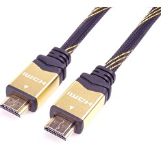 PremiumCord designový HDMI 2.0 kabel, zlacené konektory, 1,5m