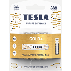 TESLA - baterie AAA GOLD+, 4ks, LR03