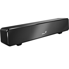 GENIUS repro USB SoundBar 100/ drátový/ 6W/ USB/ 3,5" jack/ černý