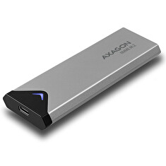 AXAGON EEM2-UG2, USB-C 10Gbps - M.2 NVMe SSD ARROW box, stříbrný