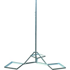 Trojnožka 2m, teleskopická, d=6,0cm, na dlaždice 50x50 cm, žár. zinek