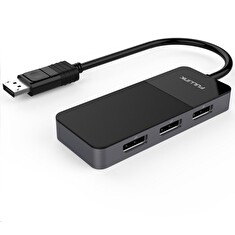 PremiumCord MST adapter DisplayPort 1.4 na 3x DisplayPort monitory 8K@30Hz, extended + mirror + duplicate režimy