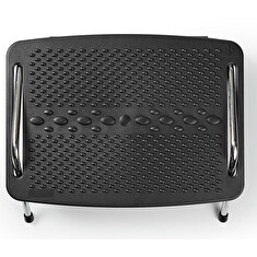 NEDIS ergonomická podnožka/ kovová/ černá