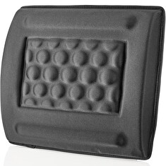 NEDIS ergonomická opěrka zad/ gelová/ černá