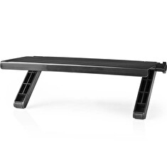 NEDIS ergonomická police nad obrazovku/ multifunkční/ černá