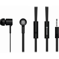 Swissten Sluchátka Earbuds Rainbow Ys-D2 Černé