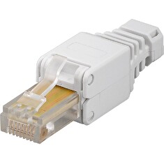Premiumcord Konektor RJ45 8pinů Cat5e - montáž bez nástroje