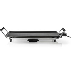 Nedis FCTE110EBK50 - Stolní Gril Teppanyaki | Pečicí povrch (d x š): 47.5 x 26.5 cm | 5 Nastavení Teploty