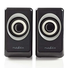 Nedis CSPR20020BK - PC reproduktor | 2.0 | 18 W | Jack 3,5 mm