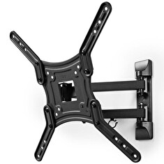 Nedis TVWM1530BK - Full Motion Nástěnný Držák TV | 23–55" | Max. 30 kg | 3 Otočné Body