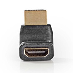 Nedis CVGB34902BK - HDMI™ Adaptér Úhlový 270° | HDMI Konektor - HDMI Zásuvka | Černá barva