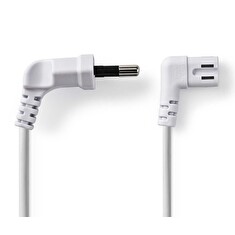 Nedis PCGP11055WT20 - Napájecí Kabel | Euro Zástrčka – IEC-320-C7 | 2 m | Bílá barva