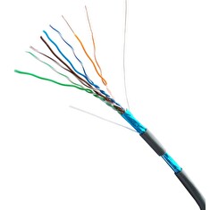 DATACOM FTP drát CAT5E LSOH,Eca 305m box šedý