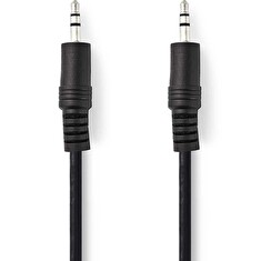 Nedis CAGB22000BK20 - Stereofonní Audio Kabel | 3,5mm Zástrčka - 3,5mm Zástrčka | 2 m | Černá barva