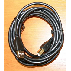 Kabel CABLEXPERT USB A-B 4,5m 2.0 HQ Black, zlacené kontakty
