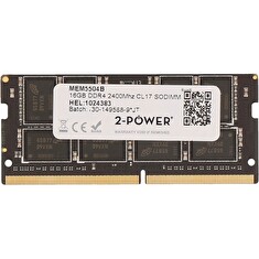 2-Power 16GB PC4-19200S 2400MHz DDR4 CL17 Non-ECC SoDIMM 2Rx8 (DOŽIVOTNÍ ZÁRUKA)