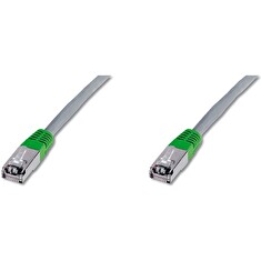 Digitus CAT 5e SF-UTP crossover patch cable, Cu, PVC AWG 26/7, length 2 m, color grey