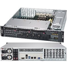 SUPERMICRO 2U short depth chassis 3x 3,5" HS SAS/SATA, DVD, 2x800W (titanium)