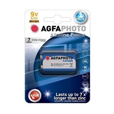 AgfaPhoto Power alkalická baterie 9V, blistr 1ks
