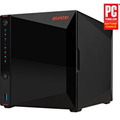 Asustor NAS Nimbustor 4 AS5304T / 4x 2,5"/3,5" SATA III/ Intel Celeron J4105 1.5 GHz/ 4GB/ 2x 2.5 GbE/ 3x USB 3.0/ HDMI