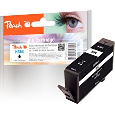 PEACH kompatibilní cartridge HP No.364, new chip, black, 9 ml