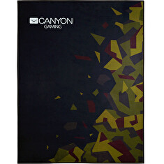 CANYON Podložka pod herní židle/křeslo, 100 x 130 cm, potiskluzová, se vzorem „military/argama“