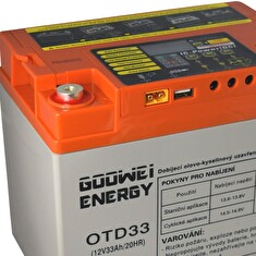 GOOWEI ENERGY DEEP CYCLE (GEL) baterie GOOWEI ENERGY OTD33, 33Ah, 12V