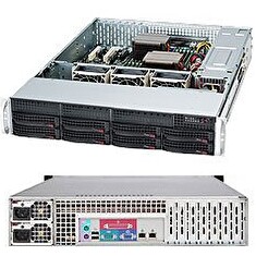 SUPERMICRO 2U chassis 8x 3,5" HS SAS3/SATA, 2x800W (80PLUS Titaninum)