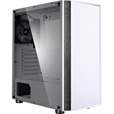 Zalman skříň R2 White / Middle tower / ATX / 1x120mm RGB fan / USB 3.0 / USB 2.0 / tvrzené sklo