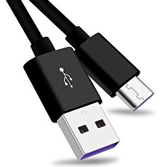 PremiumCord Kabel USB 3.1 C/M - USB 2.0 A/M, Super fast charging 5A, černý, 1m