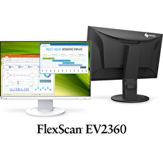 EIZO 23" EV2360-WT,IPS-LED, 16:10, 1920 x 1200, 1000:1, 250 cd/m2, bílý