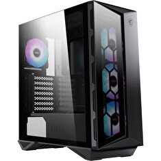 MSI skříň MPG GUNGNIR 110R/ bez zdroje/ levé temperované sklo/ 4x 120 mm ARGB fan/ 1x USB-C/ 2x USB 3.0/ černá