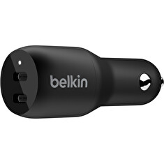 Belkin 36W Duální USB-C Power Delivery nabíječka do auta, černá