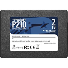 PATRIOT P210 2TB SSD / 2,5" / Interní / SATA 6GB/s / 7mm
